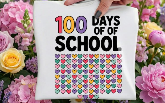 100 Days of School T-Shirt Design: An Embroidery Review