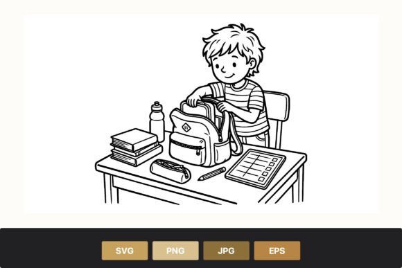 A Line Art Boy and the Art of Practical Embroidery