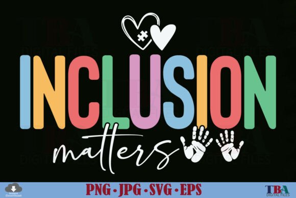An Embroidered Statement: Inclusion Matters Autism SPED Teacher