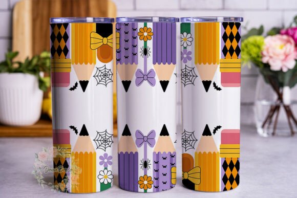 Halloween Teacher Pencils 20oz Wrap: A Designer’s Review