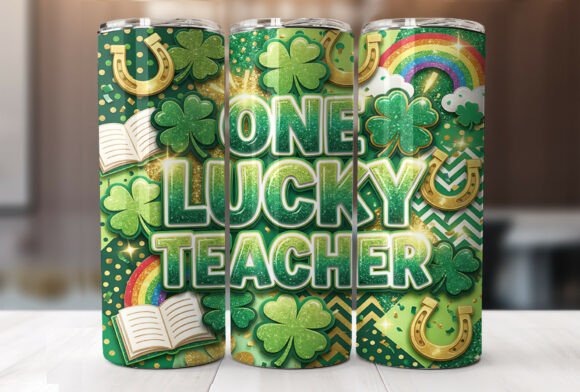 Lucky Teacher St. Patricks Day Tumbler Design Review