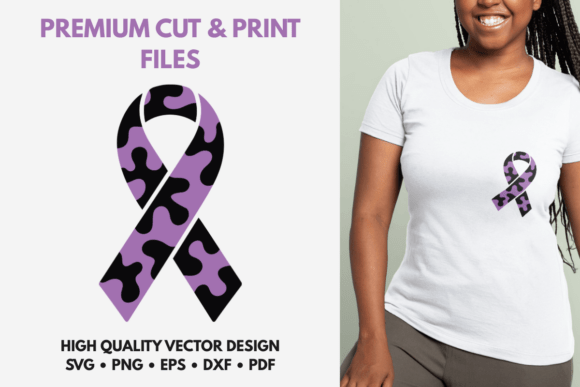 Purple Up Military Kids Ribbon SVG: A Designer’s Take