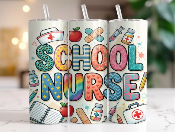 School Nurse 20 Oz Tumbler Sublimation