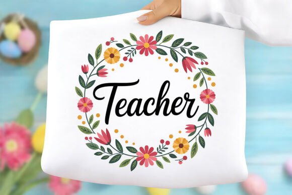 Teacher Floral Wreath PNG: A Designer’s Review