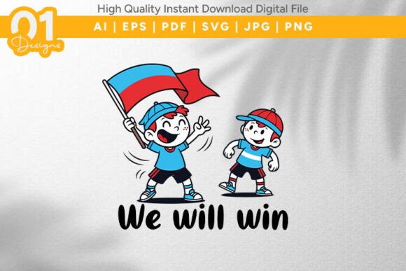 We Will Win Kids Team SVG: Embroidery Design Review